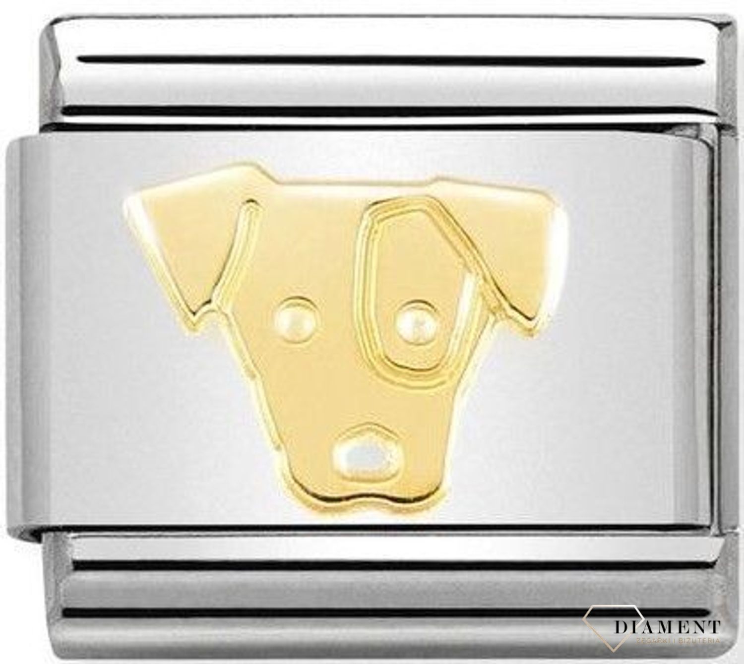 Nomination Link 18K zawieszka złoto 'Pies' 030112 33 nomination zawieszki nomination baza.jpg